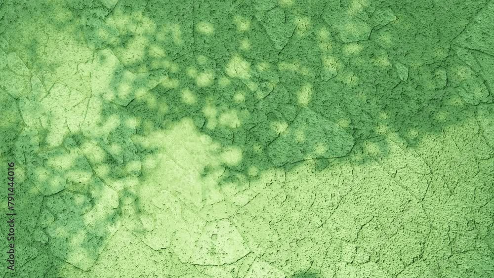 Poster head dry desert lack of water tree shade on dry green ground loop animation rendering