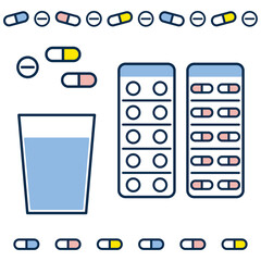 飲み薬　錠剤　カプセル