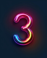 Naklejka premium Vivid neon 