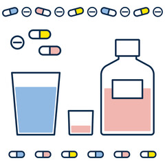 飲み薬　錠剤　シロップ剤