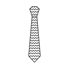 Tie icon vector. Necktie illustration sign. Cravat symbol or logo.