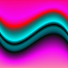 Bright abstract background with wavy lines.