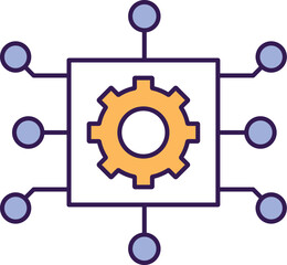 Processing Vector icon which can easily modify or edit