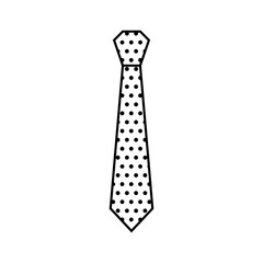 Tie icon vector. Necktie illustration sign. Cravat symbol or logo.