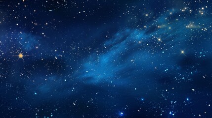 Obraz premium Defocused magic stars background with beautiful bokeh