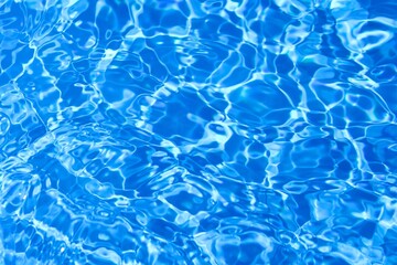 Water background. Blue water surface
