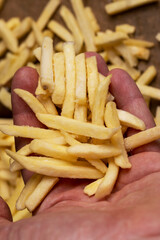 frozen potatoes for deep frying
