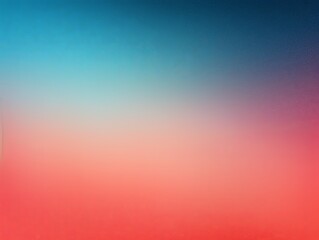 Coral and blue colors abstract gradient background in the style of, grainy texture, blurred, banner design, dark color backgrounds, beautiful with copy space for photo text or product, blank empty cop