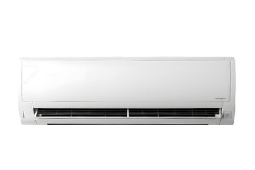 White air conditioner isolated on transparent background