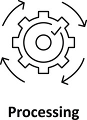  Cogwheel  Vector icon which can easily modify or edit