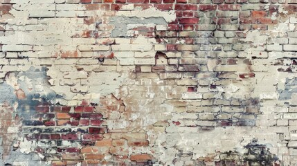 Highly detailed textured background of grunge brick wall