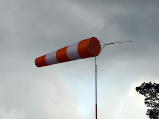 Windsack am Flugplatz