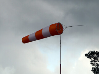 Windsack am Flugplatz