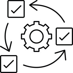 Processing Vector icon which can easily modify or edit