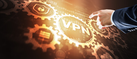 VPN network security internet privacy encryption concept. Protect data information - 791466017