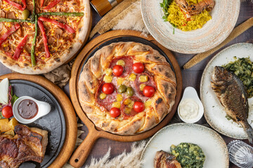 food on table