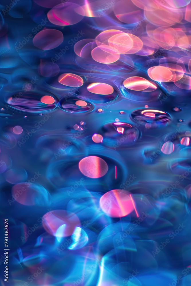 Poster abstract background with reflections and caustics. hi-tech. futuristic background image. created wit