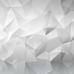 Gray abstract background with low poly design, vector illustration in the style of gray color palette with copy space for photo text or product, blank empty copyspace 