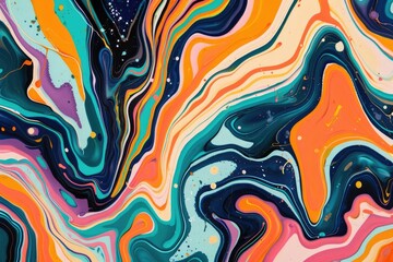 Abstract vibrant multicolor paint background. Abstract colorful painted texture