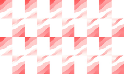 Checkerboard gradient pink wave background illustration vector image, pink gradient curve square block 