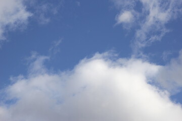 blue sky with clouds
