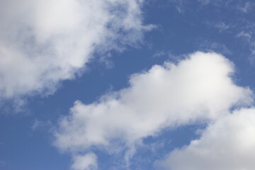 blue sky with clouds