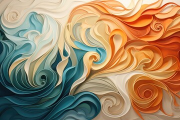 Fototapeta premium Abstract colorful painting background wallpaper design images