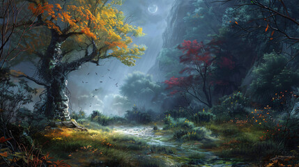 Obraz na płótnie Canvas Fantasy landscape