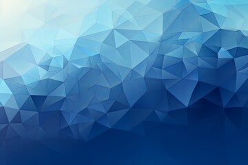 Indigo abstract background with low poly design, vector illustration in the style of indigo color palette with copy space for photo text or product, blank empty copyspace - obrazy, fototapety, plakaty