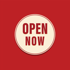 Open icon design vector

