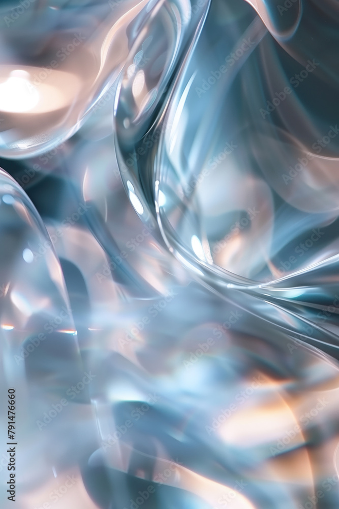 Poster abstract background with reflections and caustics. hi-tech. futuristic background image. created wit