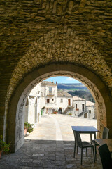 Scenic view of village Roseto Valfortore, Puglia, Italy