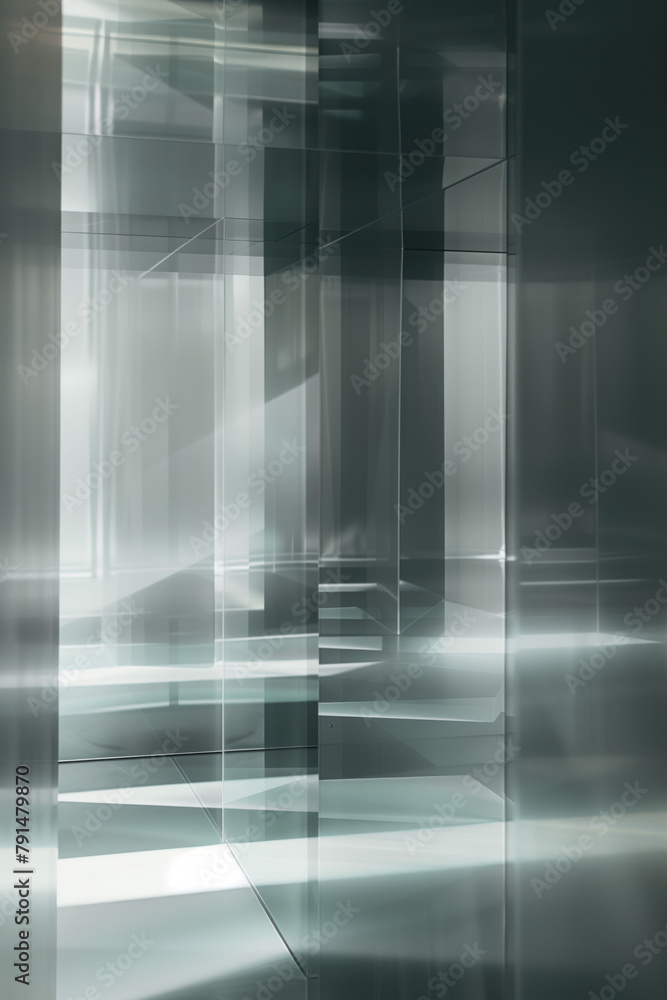 Poster abstract background with reflections and caustics. hi-tech. futuristic background image. created wit