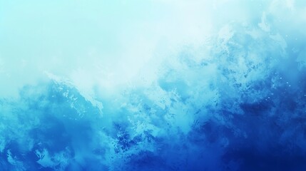 Deep Ocean Mist Abstract Blue Background