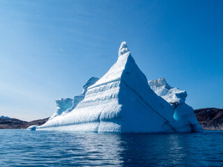 Iceberg in the Ikaasatsivaq Fjord in East Greenland