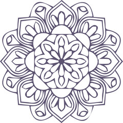 Beautiful mandala art, vector mandala design