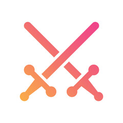 Lightsaber vector icon