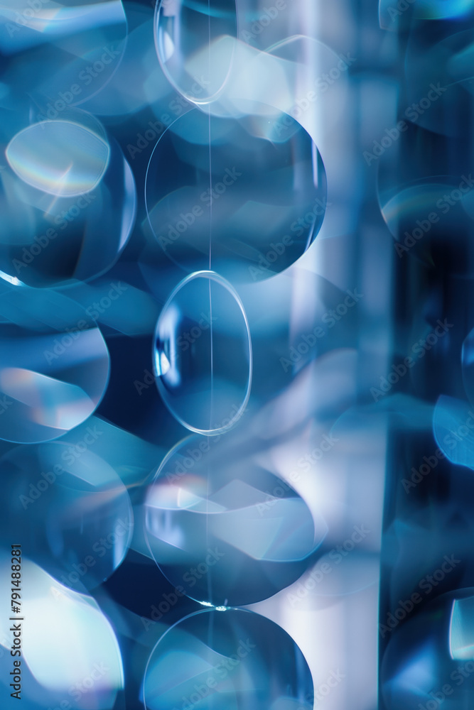 Poster abstract background with reflections and caustics. hi-tech. futuristic background image. created wit
