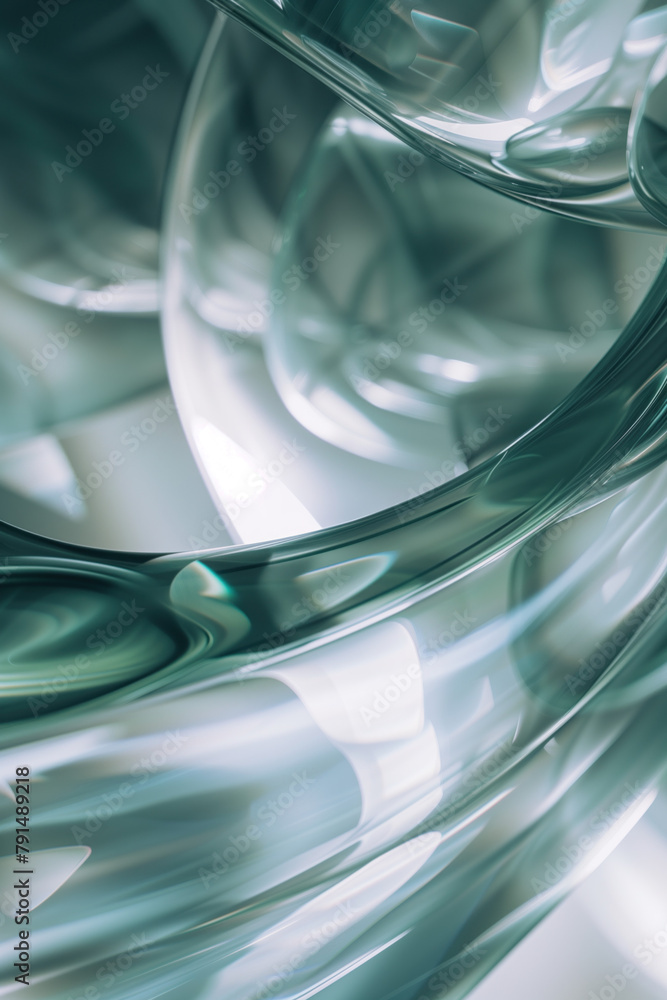 Poster abstract background with reflections and caustics. hi-tech. futuristic background image. created wit