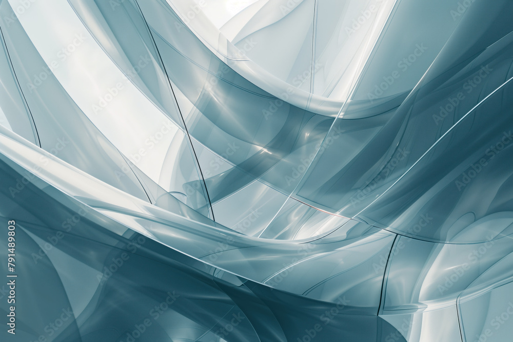 Poster abstract background with reflections and caustics. hi-tech. futuristic background image. created wit