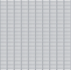 The flat, striped shapes form a dense horizontal texture, similar to a pile of utensils or plates on top of each other.