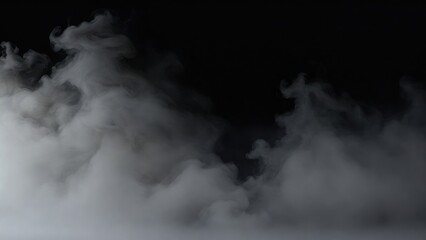 Smoke Gray dark fog mist background. smoke cloud field dust Background
