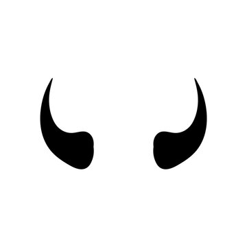 recommend clip art: Devil horn silhouette