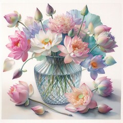 Obraz premium Lotus flowers