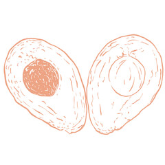 Illustration elements food vegetable cruise color art line painting drawing 