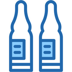 Vector Icon Ampoule, vaccine, medicine, serum, drug Icon