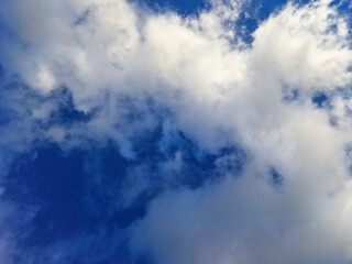 blue sky cloud white background beauty bright cloud cover in the sun calm cler winter air