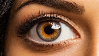 Obraz premium Windows to the Soul: Close-Up of a Female Eye