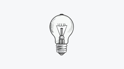light bulb concept logotype template design. Business