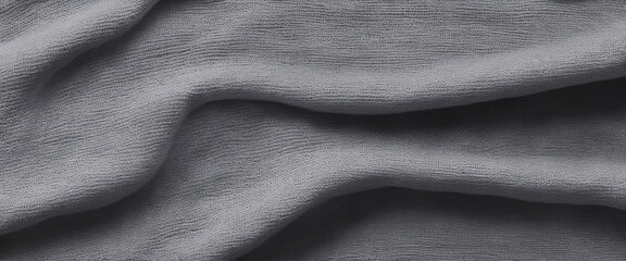 Fototapeta premium Gray bright natural cotton linen textile texture background 